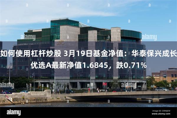如何使用杠杆炒股 3月19日基金净值：华泰保兴成长优选A最新净值1.6845，跌0.71%