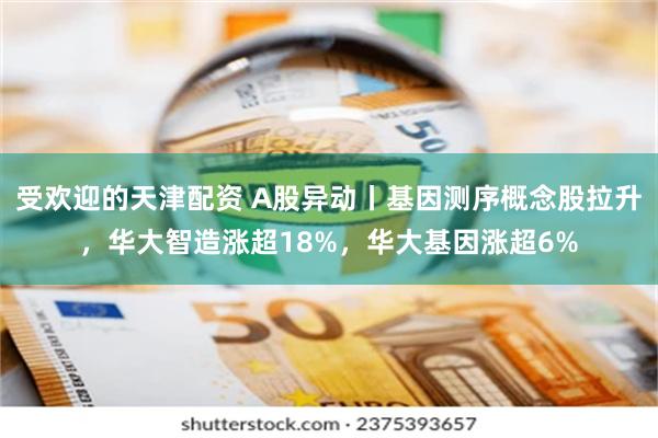 受欢迎的天津配资 A股异动丨基因测序概念股拉升，华大智造涨超18%，华大基因涨超6%